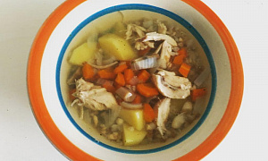 Суп гречневый с курицей